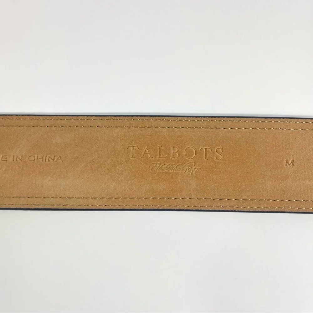 Talbots Black Patent Leather Belt